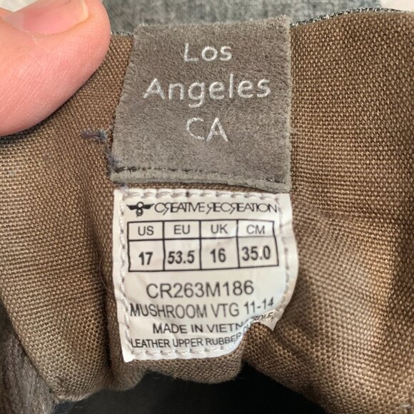 Creative Recreation Taupe  High-Top Casual Chukka Boot Mens Shoes Size 17 - Picture 7 of 7